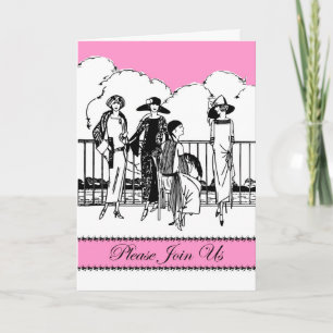 Party Einladung des Krebshutts, sehenswert