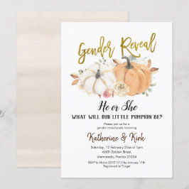 Party Einladung des Kürbisfallgeschlechts