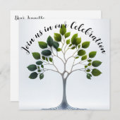 Party Einladung des Lebens (Vorne/Hinten)