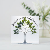 Party Einladung des Lebens (Stehend Vorderseite)