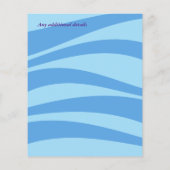 Party Einladung des Meereslebens (Rückseite)