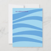 Party Einladung des Meereslebens (Rückseite)