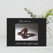 Party Einladung des Nachtschwärms (Stehend Vorderseite)