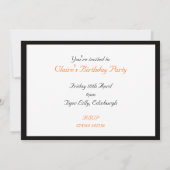 Party Einladung des Nachtschwärms (Rückseite)