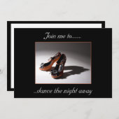 Party Einladung des Nachtschwärms (Vorne/Hinten)