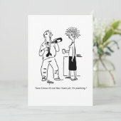 Party Einladung des Neujahrs (Stehend Vorderseite)