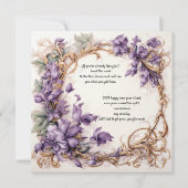 Party Einladung des Neujahrs (Rückseite)