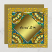 Party Einladung des Neujahrstags (Vorne/Hinten)