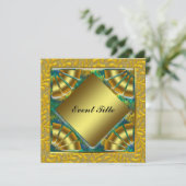 Party Einladung des Neujahrstags (Stehend Vorderseite)