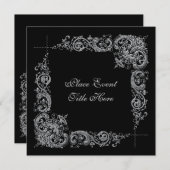 Party Einladung des Neujahrstags (Vorne/Hinten)