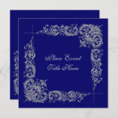 Party Einladung des Neujahrstags (Vorne/Hinten)