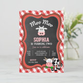 Party Einladung des niedlichen Kindergeburtstags (Stehend Vorderseite)