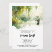 Party Einladung des Ruhestands (Vorne/Hinten)