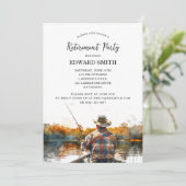 Party Einladung des Ruhestands (Stehend Vorderseite)