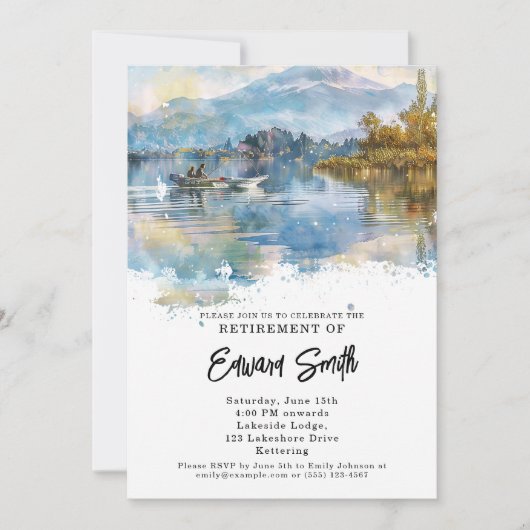 Party Einladung des Ruhestands (Vorderseite)