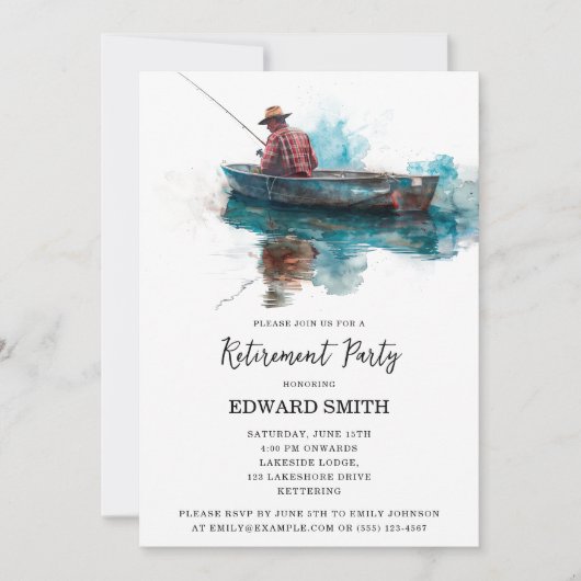Party Einladung des Ruhestands (Vorderseite)