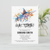 Party Einladung des Ruhestands (Stehend Vorderseite)