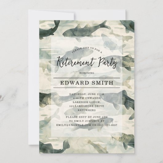 Party Einladung des Ruhestands (Vorderseite)
