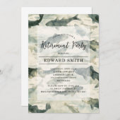 Party Einladung des Ruhestands (Vorne/Hinten)