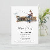 Party Einladung des Ruhestands (Stehend Vorderseite)