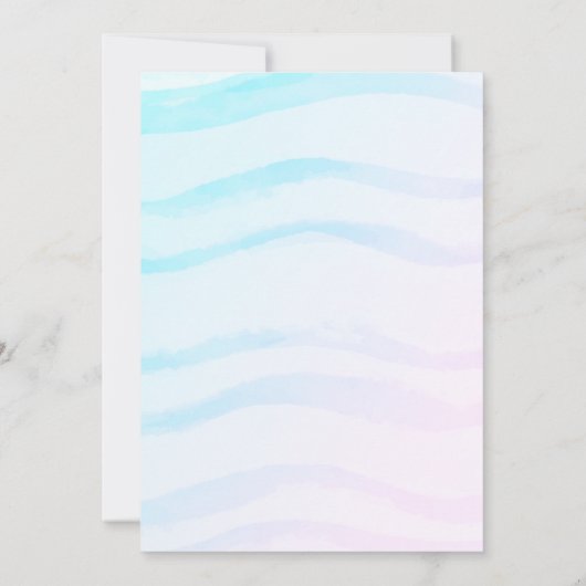 Party Einladung des Schlummerpools (Rückseite)