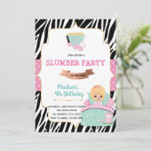 Party Einladung des Schlumpfes (Stehend Vorderseite)