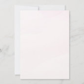 Party Einladung des spanischen Teddy-Bären-Geschle (Rückseite)