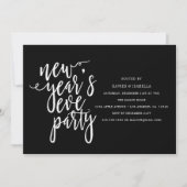 Party Einladung des Sylvesterabends (Vorderseite)