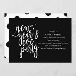 Party Einladung des Sylvesterabends