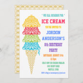 Party Einladung des Teiches (Vorne/Hinten)