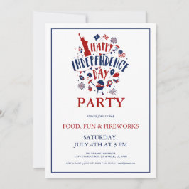 Party Einladung des Unabhängigkeitstages