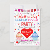 Party Einladung des Valentinstag (Vorderseite)