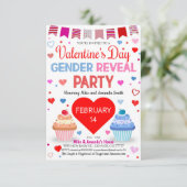 Party Einladung des Valentinstag (Stehend Vorderseite)