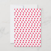 Party Einladung des Valentinstag (Rückseite)