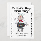 Party Einladung des Vaters (Vorne/Hinten)