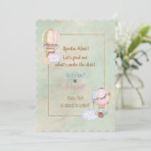 Party Einladung des Warngeschlechts für Spoiler (Stehend Vorderseite)