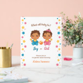 Party Einladung des weiblichen Babygeschlechts Acrylschild (Hochzeit)