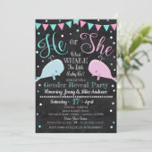 Party Einladung des weiblichen Geschlechts (Stehend Vorderseite)