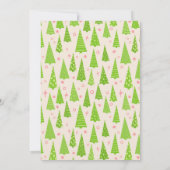 Party Einladung des Weihnachtsaustauschs (Rückseite)