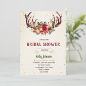 Party Einladung des WeihnachtsBrautparty (Stehend Vorderseite)