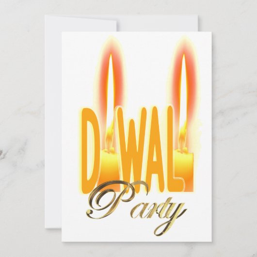 Party Einladung Diwali (Vorderseite)