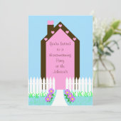 Party Einladung einladen (Stehend Vorderseite)