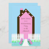 Party Einladung einladen (Vorne/Hinten)