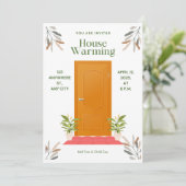 Party Einladung, Einladung zum Haushalt (Stehend Vorderseite)