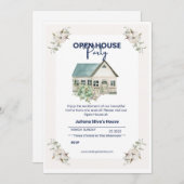 Party Einladung, Einladung zum Haushalt (Vorne/Hinten)