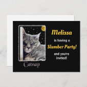 Party Einladung! Einladungspostkarte (Vorne/Hinten)