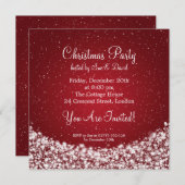 Party Einladung Elegante Nacht Sparkone (Vorne/Hinten)