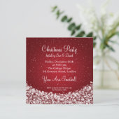 Party Einladung Elegante Nacht Sparkone (Stehend Vorderseite)