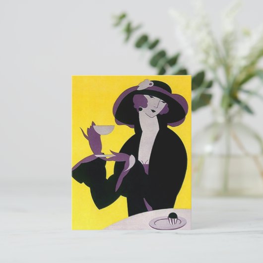 PARTY EINLADUNG ~ EZ2 DES HOHER TEE-BONBON-16 (Stehend Vorderseite)