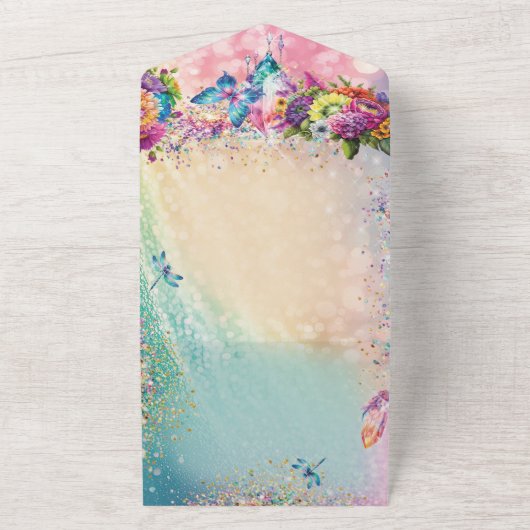 Party Einladung Fairy Forest (Außenbereich)